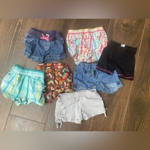 Lot of 12 month Baby Shorts